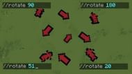 The Command "//rotate" (Image via Youtube/PixelKing)